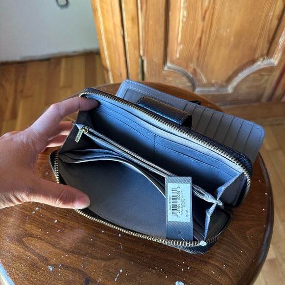 Fossil Madison Wrist Zippy Black Large Wallet NEW with tags - Picture 7 of 9